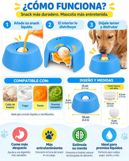 Comedor relajante para mascotas