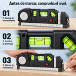 Medidor Laser Multiusos 4 en 1