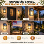 Ilumina tu hogar sin cables ni facturas de luz.