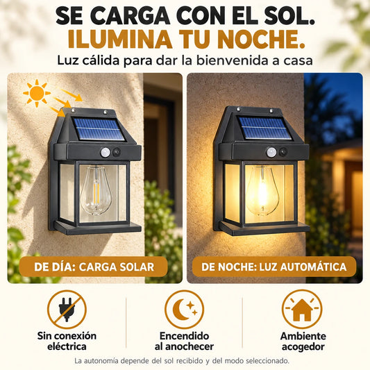 Ilumina tu hogar sin cables ni facturas de luz.