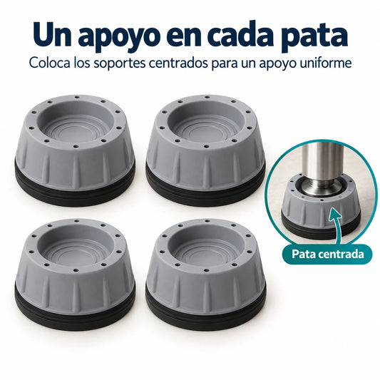 Soportes Antivibración de Goma para Lavadora