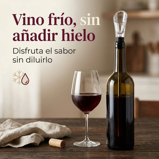 Varilla Enfriadora De Vino De Acero Inoxidable Con Aireador