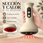 Masajeador Corporal Inalámbrico con Succión y Calor